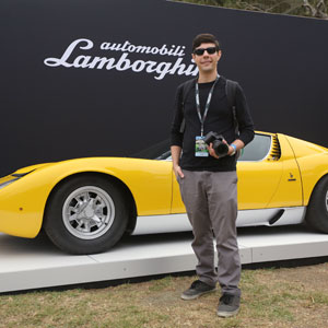 On Assignment at the Pebble Beach Concours d'Elegance Car Show in Monterey, CA